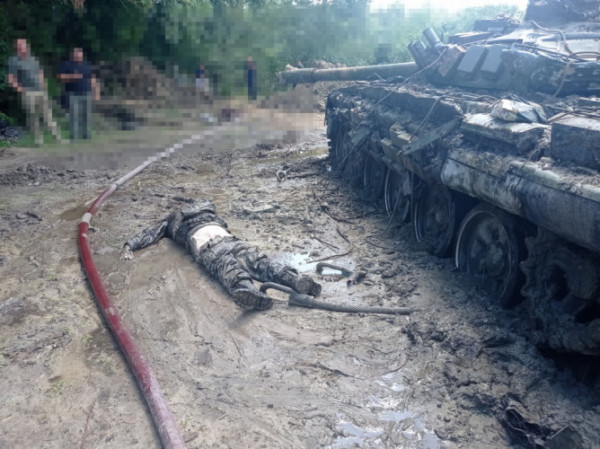 На Чернігівщині виловили з річки танки із «законсервованими» окупантами