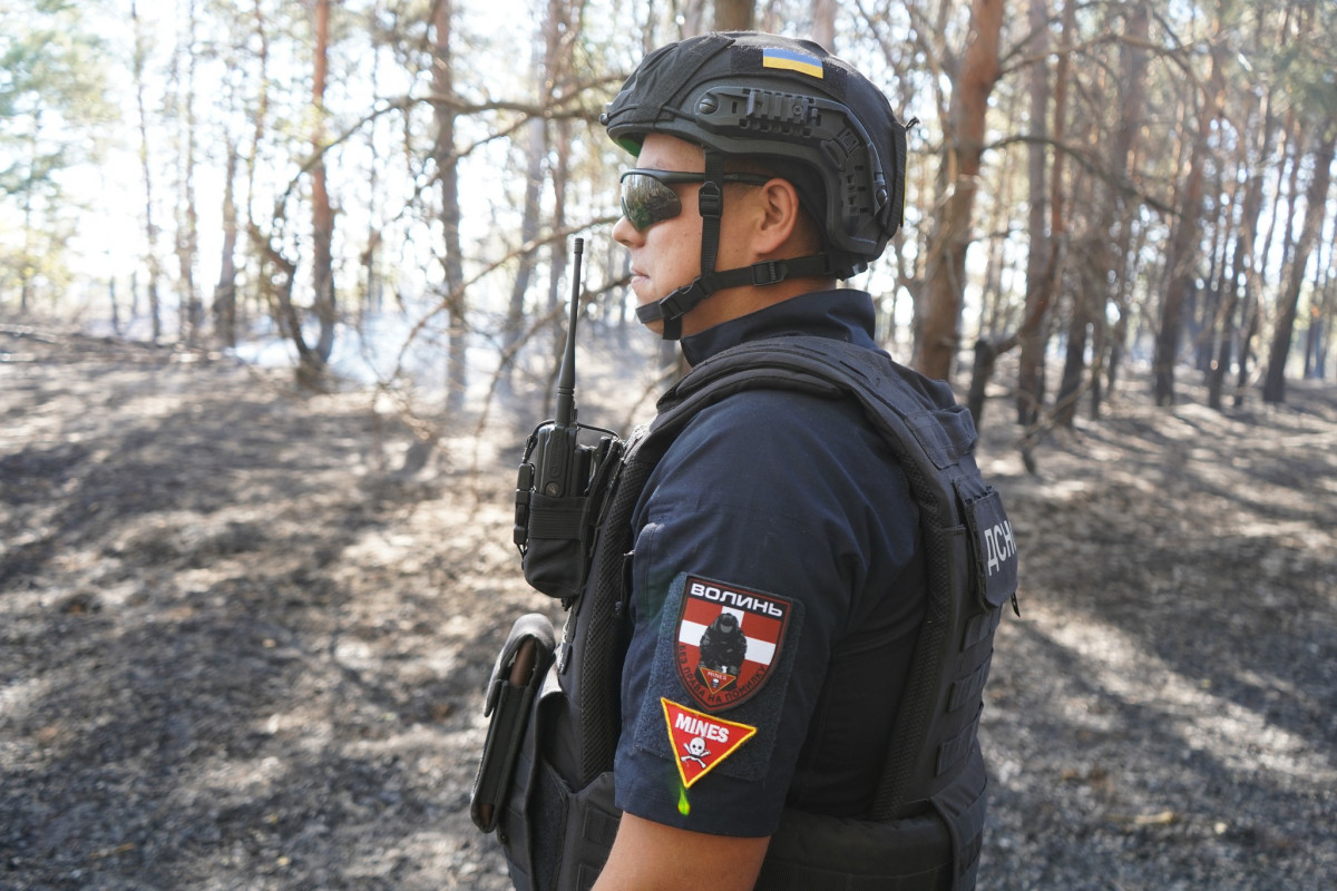 Волинські сапери продовжують розмінування на Донеччині: вже очистили понад 20 гектарів