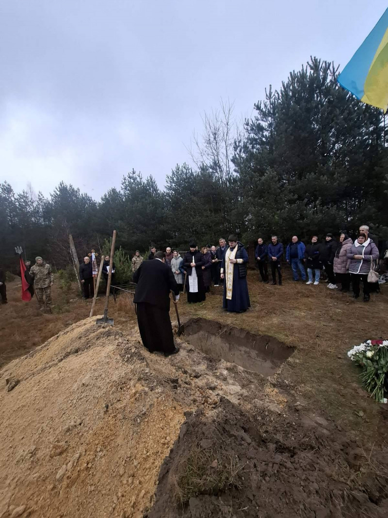 В останню путь провели захисника з Волині Олександра Мойсеєва