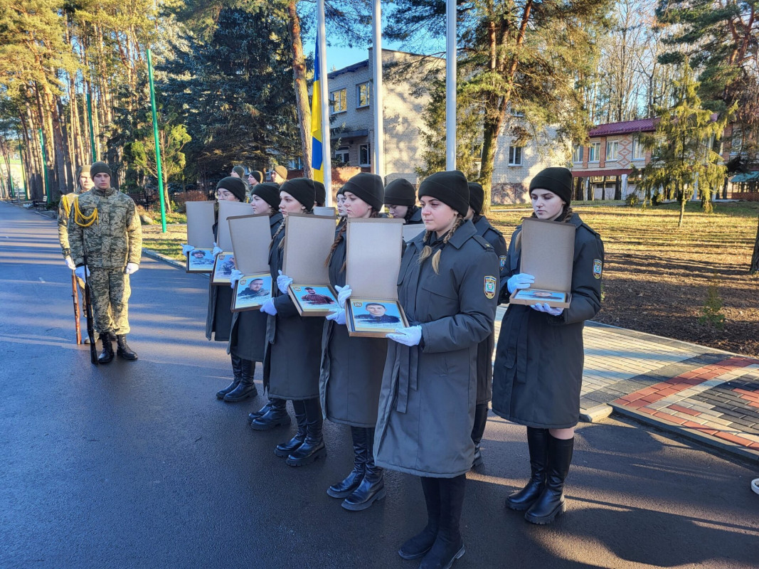 На Волині відкрили Алею пам’яті загиблих випускників і працівників ліцею