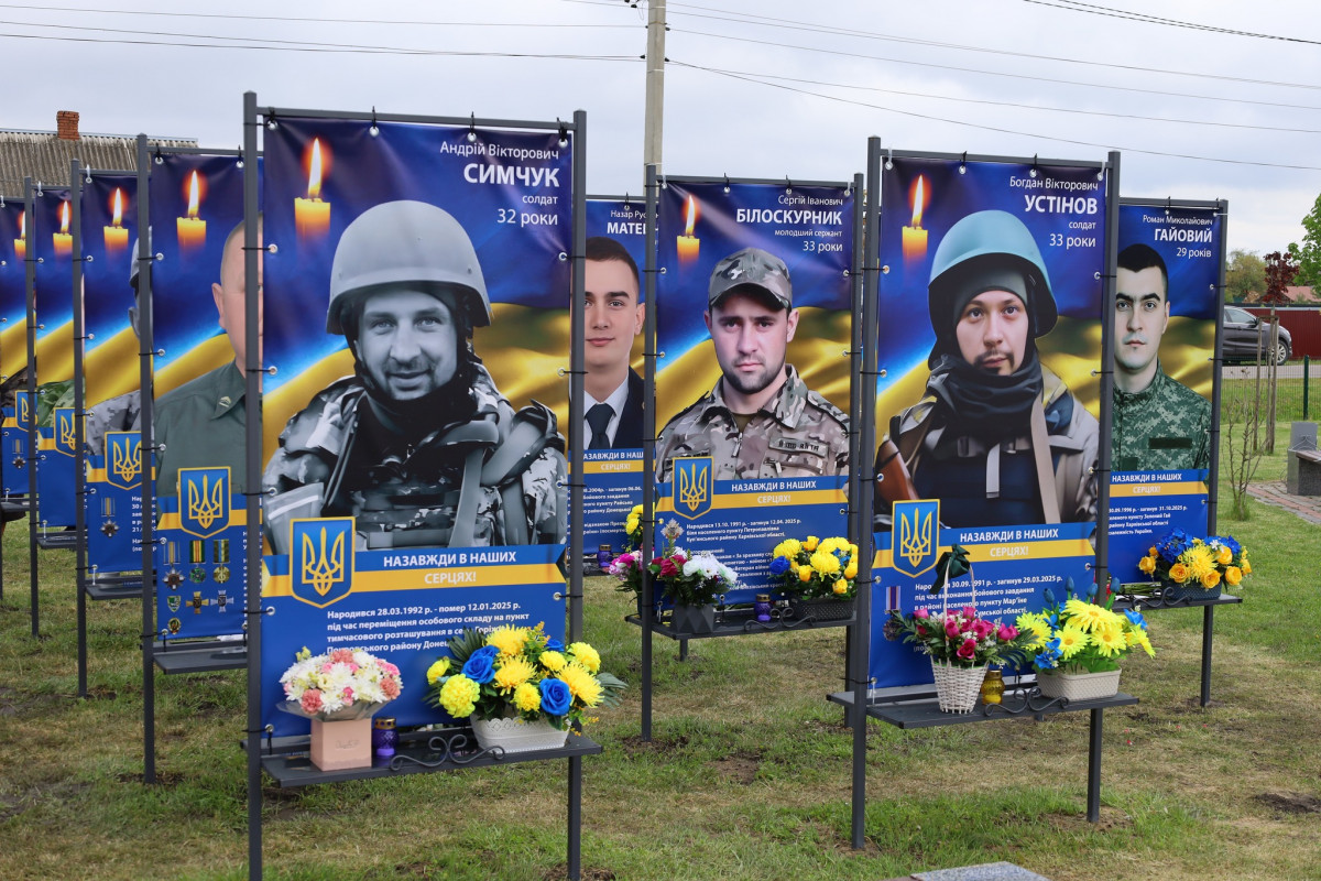 У громаді на Волині відкрили Алею пам’яті Героїв: місце, де живе вдячність і вічна слава