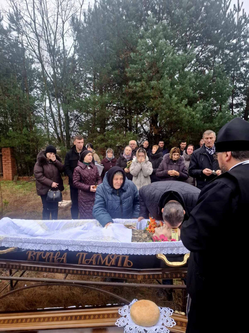 В останню путь провели захисника з Волині Олександра Мойсеєва