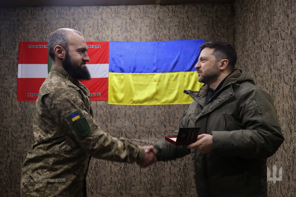 Зеленський вручив бойові нагороди воїнам легендарної 100-ї бригади