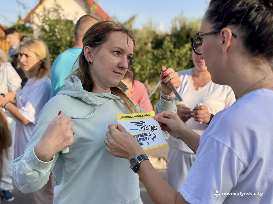 «Шаную воїнів, біжу за героїв України»: у місті на Волині на благодійному заході зібрали гроші для ЗСУ