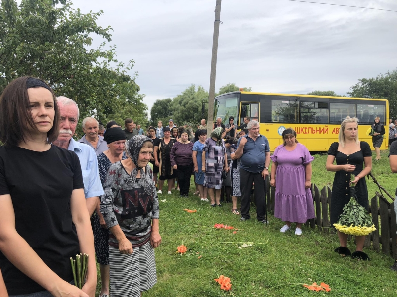 На Волині провели в останню дорогу полеглого за Україну Героя