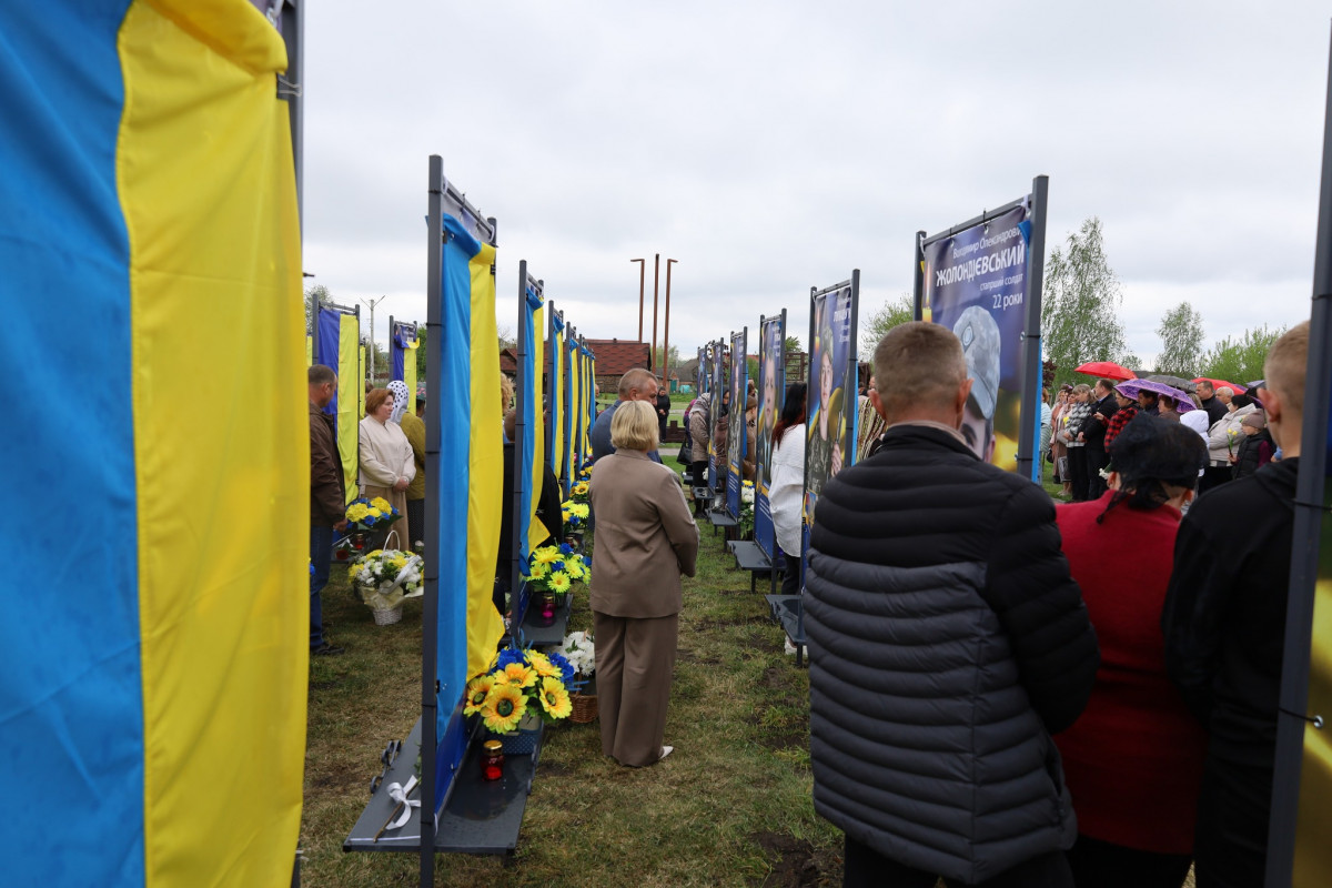 У громаді на Волині відкрили Алею пам’яті Героїв: місце, де живе вдячність і вічна слава
