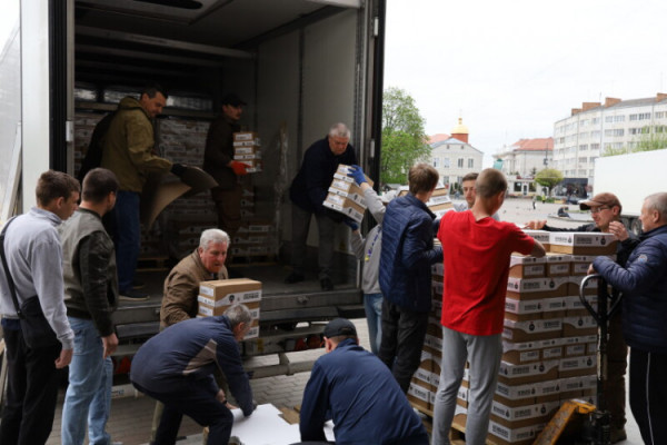 Луцьк отримав понад 40 тонн гуманітарної допомоги з Норвегії