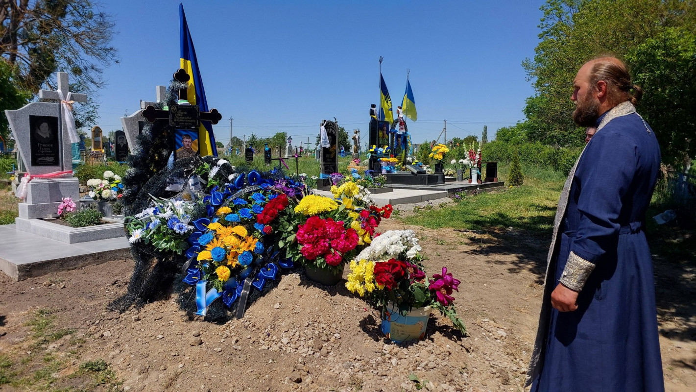 На Волині в останню путь провели Героя Грисюка Сергія, який загинув під Авдіївкою у 2023 році