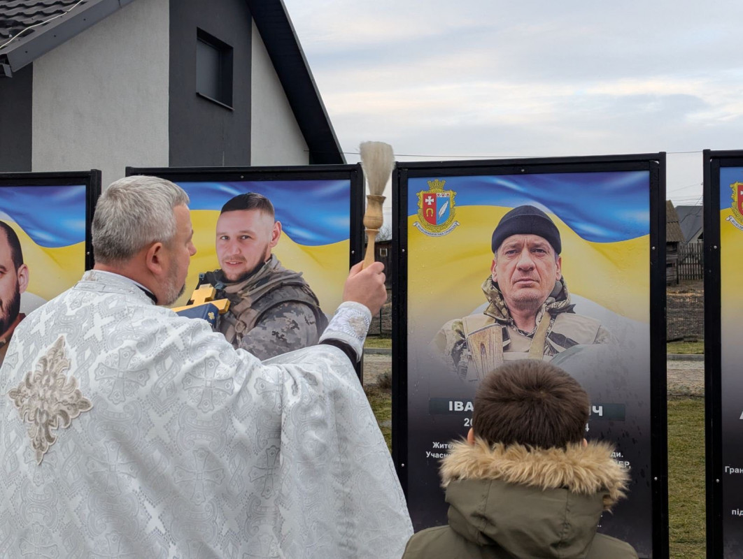 У громаді на Волині відкрили алеї пам’яті на честь загиблих захисників-земляків