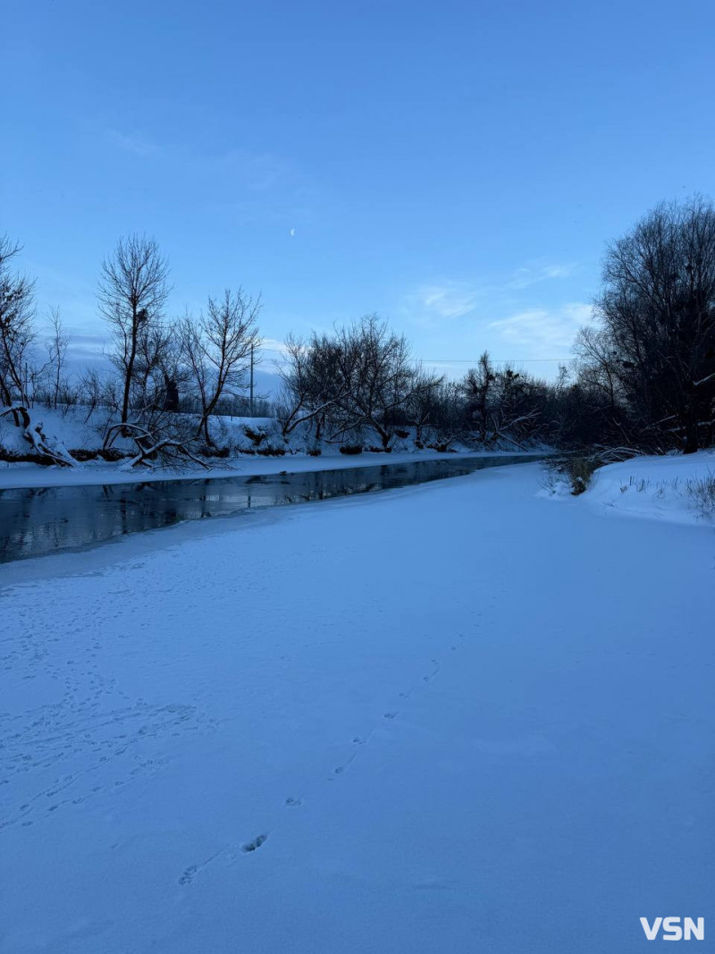 У луцькому парку в мороз –17 °C помітили бігуна без одягу
