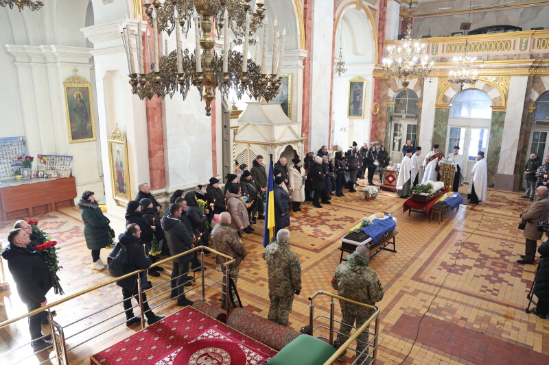 Луцьк попрощався із захисниками Петром Берлінцем і Сергієм Терещенком