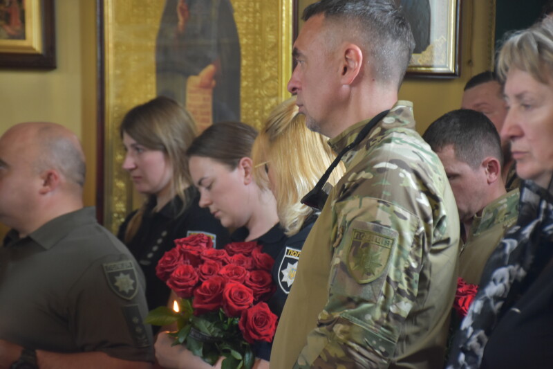Біля Луцька попрощалися з правоохоронцем Віктором Масюком