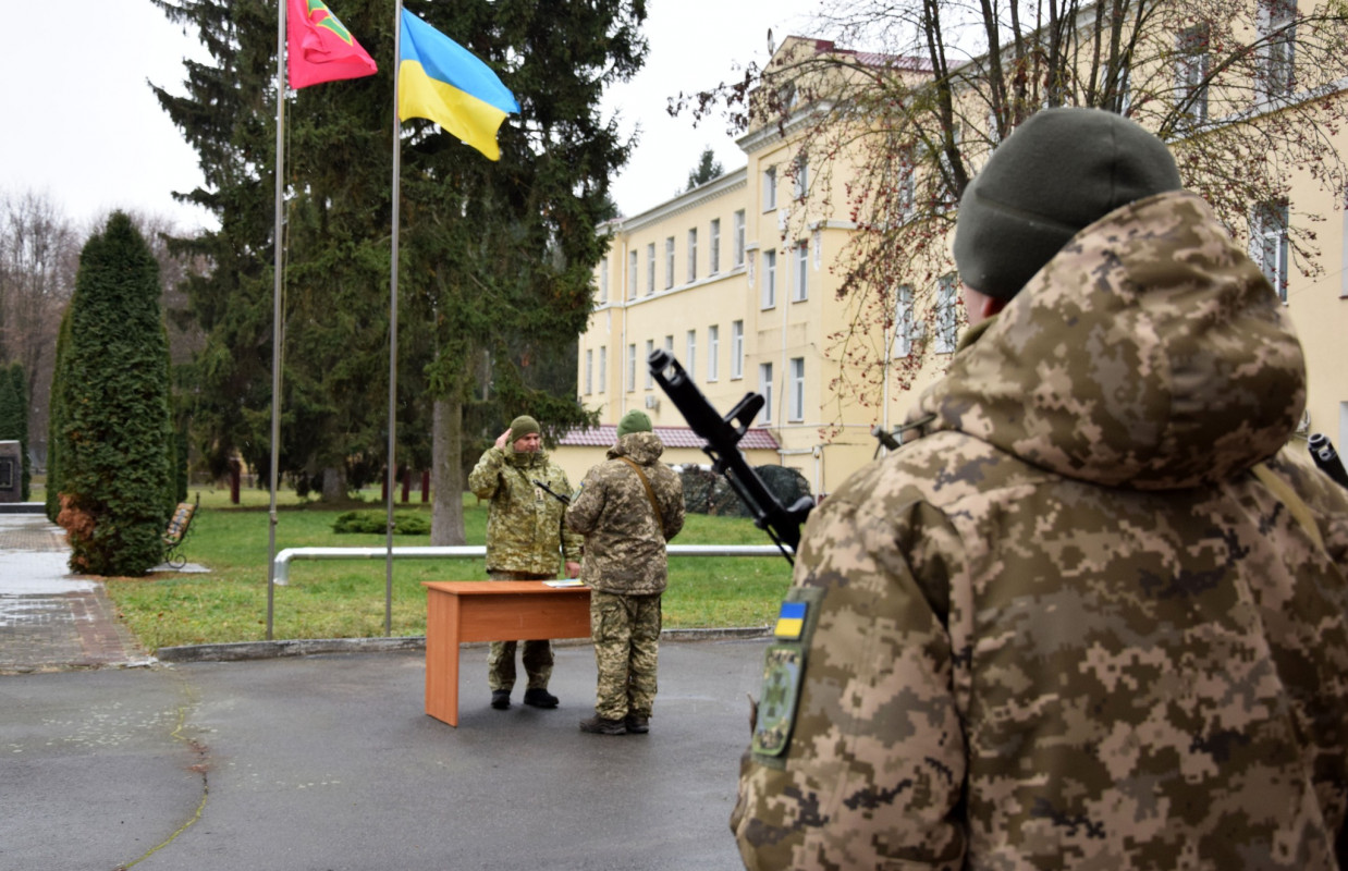 У Луцьку новобранці-прикордонники склали військову присягу