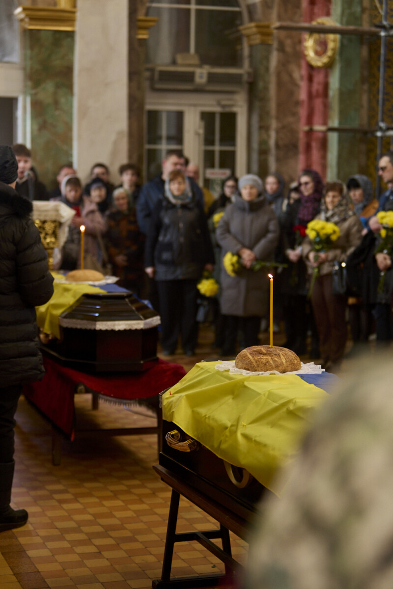 У Луцьку провели в останню путь Героїв Андрія Міщука та Андрія Смалюка