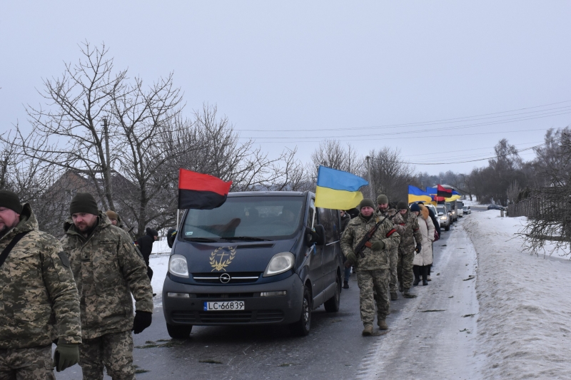 На Волині в останню путь провели Героя Віктора Радченка