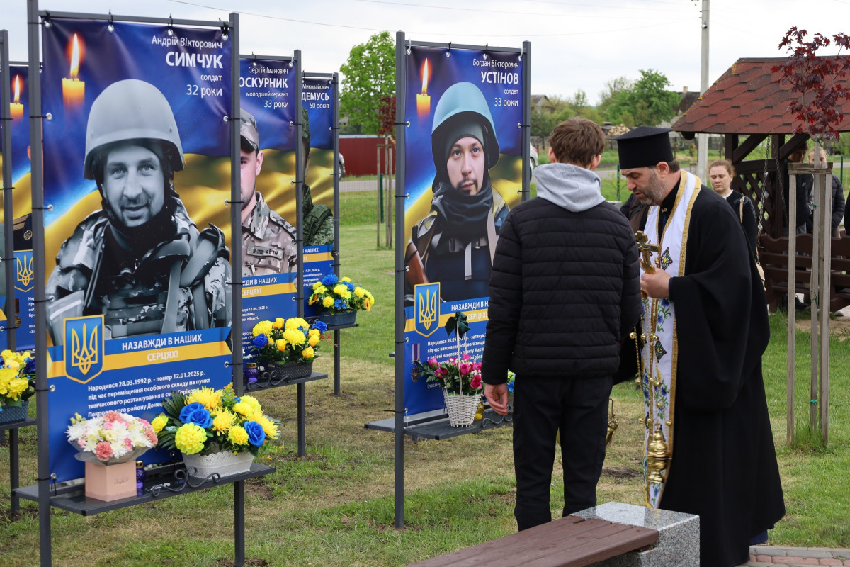 У громаді на Волині відкрили Алею пам’яті Героїв: місце, де живе вдячність і вічна слава