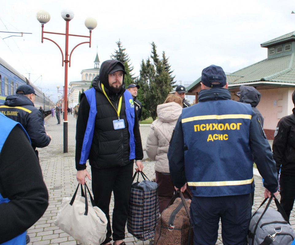 На Волинь прибув евакуаційний потяг з Донеччини