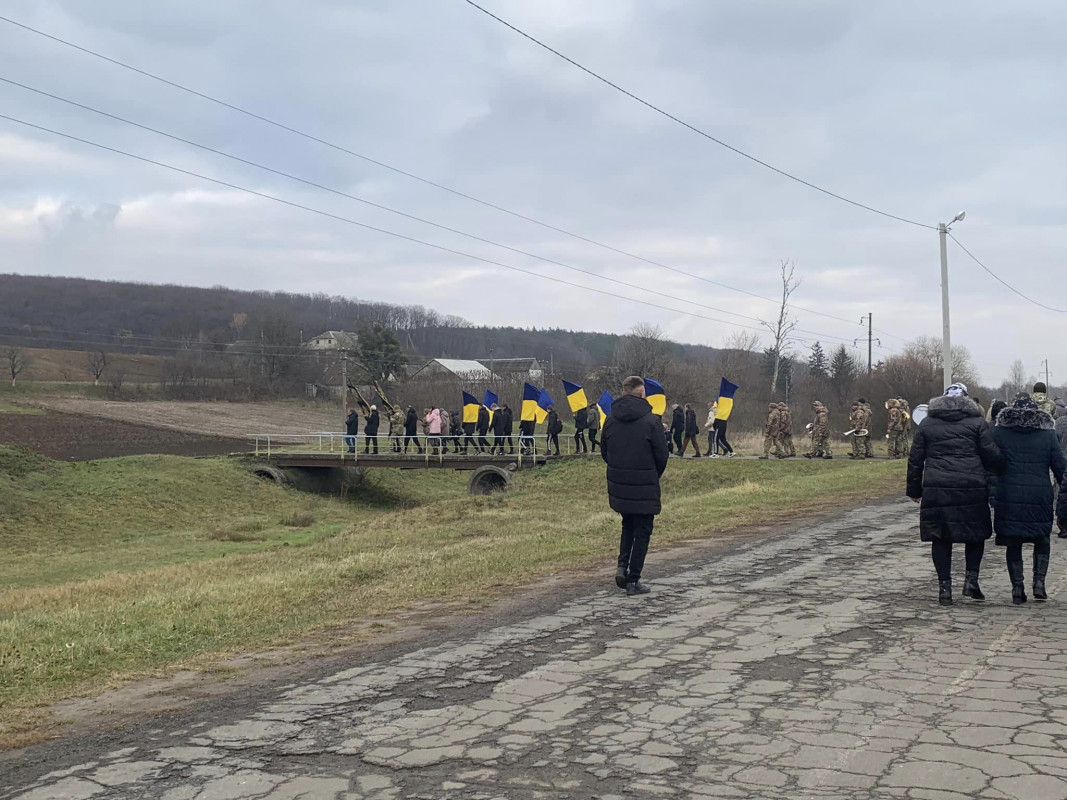 Громада на Волині провела в останню путь Героя Василя Залевського