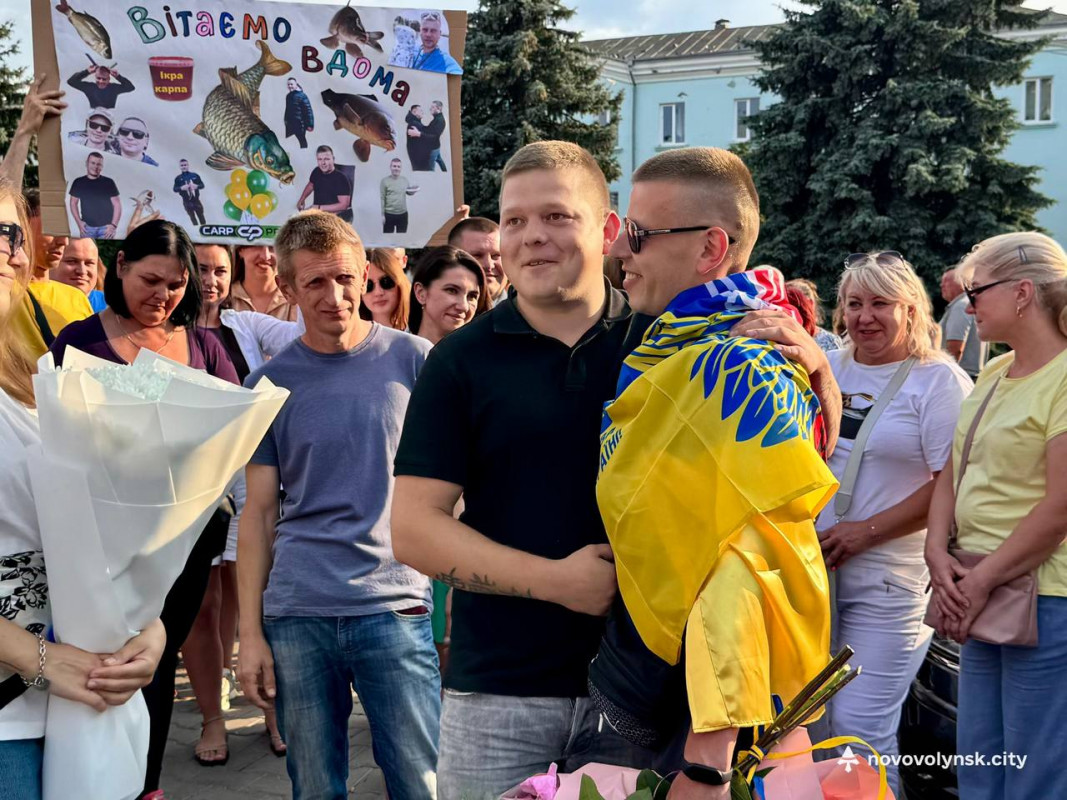 Волинь вітає Героя: Олег Карпюк повернувся додому у рідне місто після полону