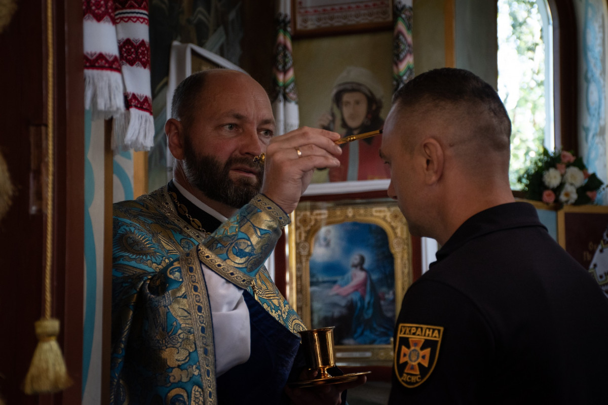 Волинські рятувальники вшанували ікону «Неопалима купина»
