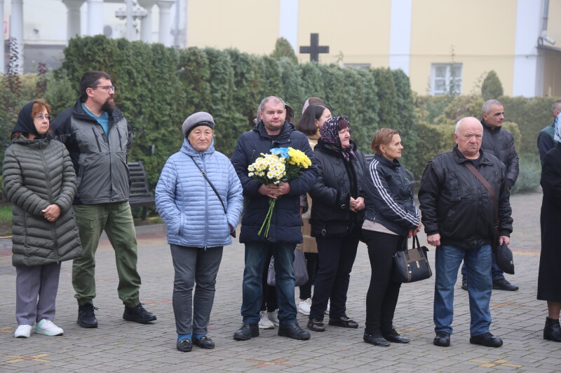 У храмі стояли три труни: у Луцьку попрощалися з Героями Олегом Березовським, Олегом Годлевським та Василем Мельничуком