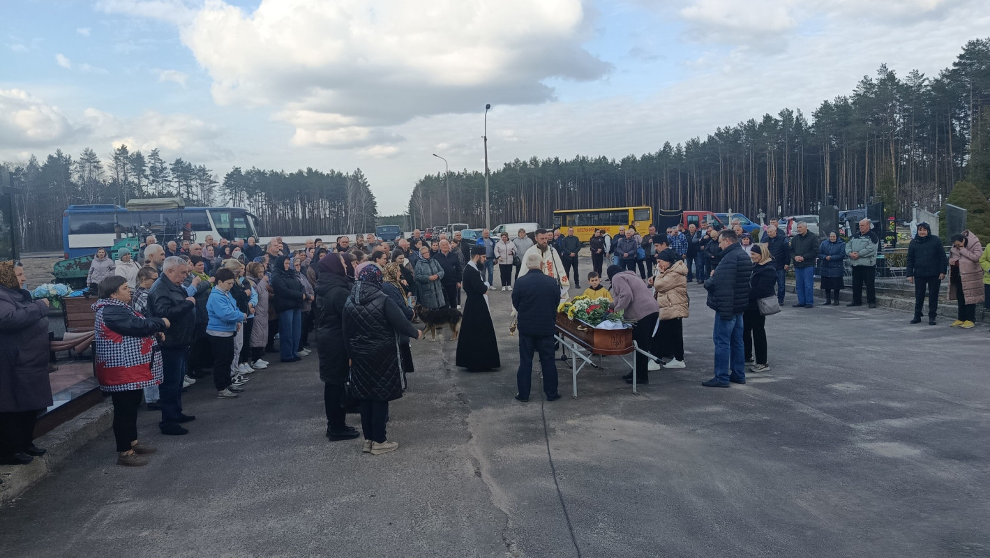 На Волині попрощалися з молодим Героєм Андрієм Горайчуком, відзначеним «Хрестом Хоробрих»