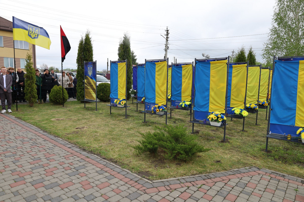 У громаді на Волині відкрили Алею пам’яті Героїв: місце, де живе вдячність і вічна слава