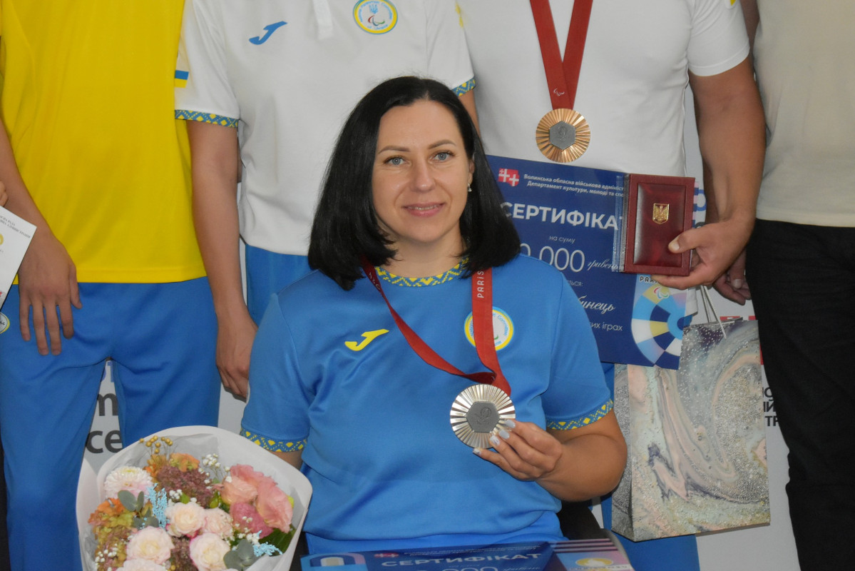 На Волині привітали спортсменів-паралімпійців за видатні досягнення