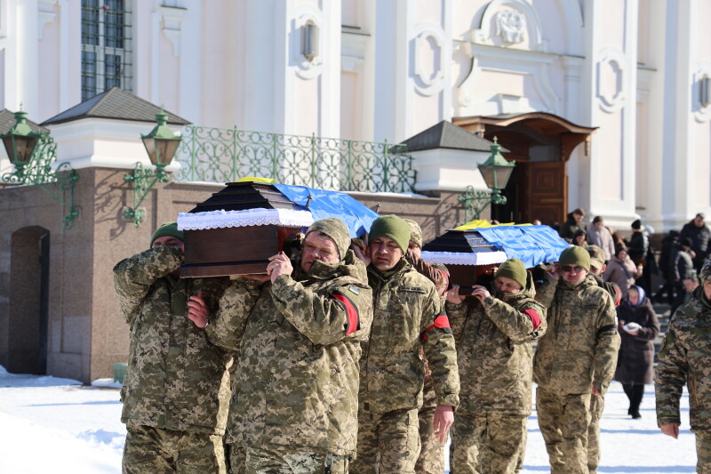 Луцьк попрощався із захисниками Петром Берлінцем і Сергієм Терещенком
