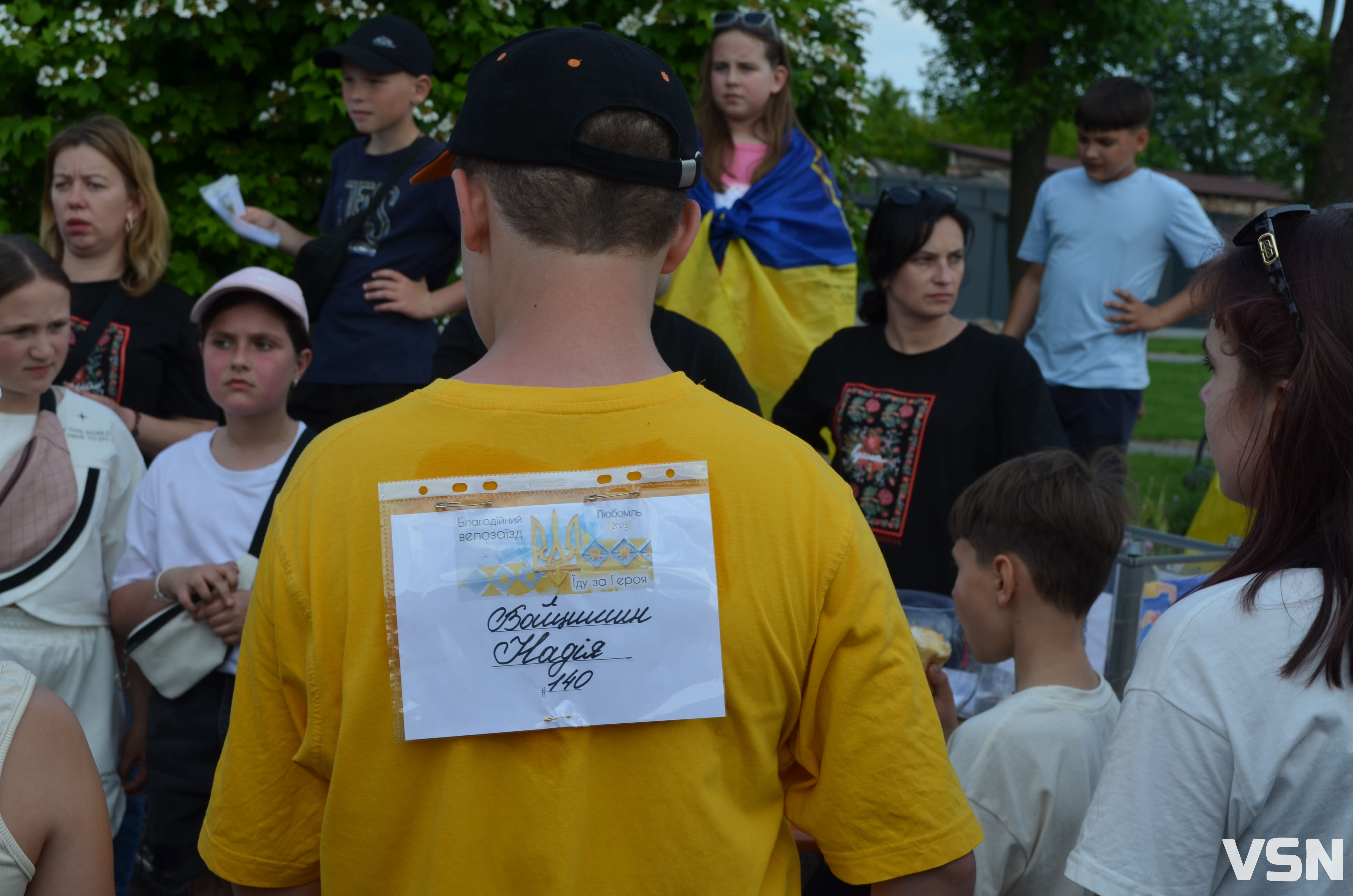 «Їду за Героя»: у місті на Волині вдруге провели благодійний велозаїзд на підтримку ЗСУ