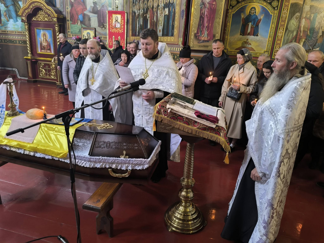 На Волині поховали воїна Богдана Назарука, який загинув на Курському напрямку