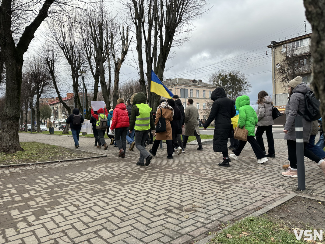 «Гроші на ЗСУ»: в Луцьку відбувся марш протесту