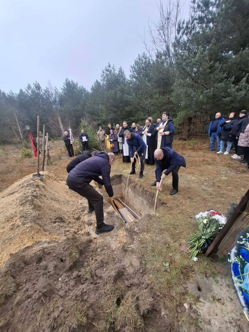 В останню путь провели захисника з Волині Олександра Мойсеєва