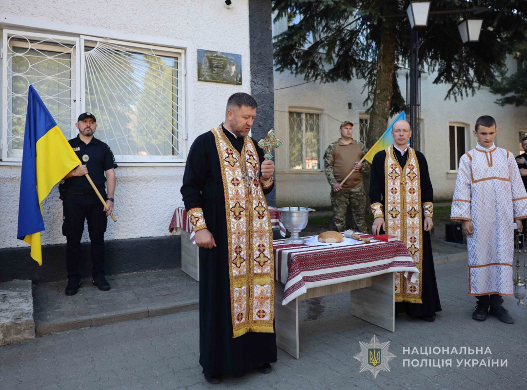 На Волині відкрили пам’ятну дошку Герою-поліцейському Сергію Тлумачу, який загинув на війні