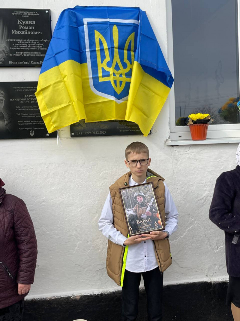 У громаді на Волині відкрили меморіальні дошки загиблим Героям