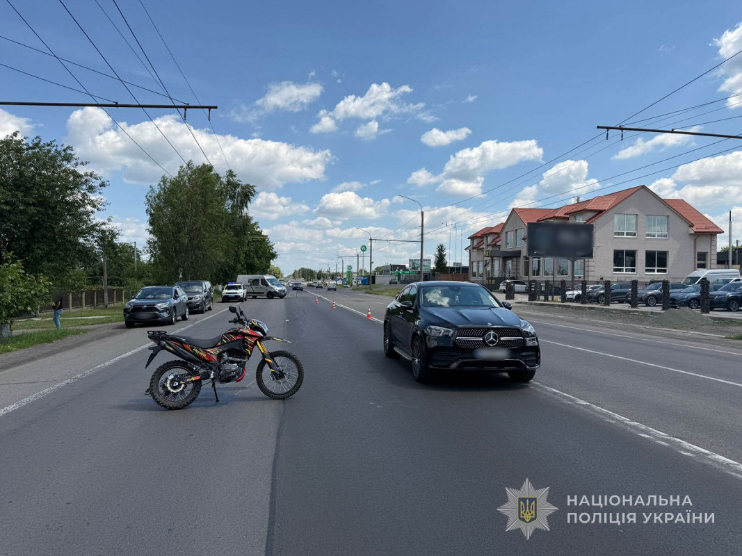 На Волині за добу трапилися три ДТП: травмувалися мотоциклісти та велосипедист