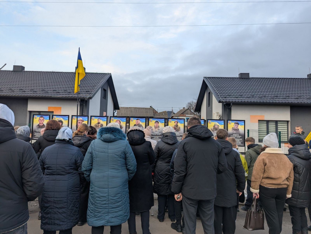 У громаді на Волині відкрили алеї пам’яті на честь загиблих захисників-земляків