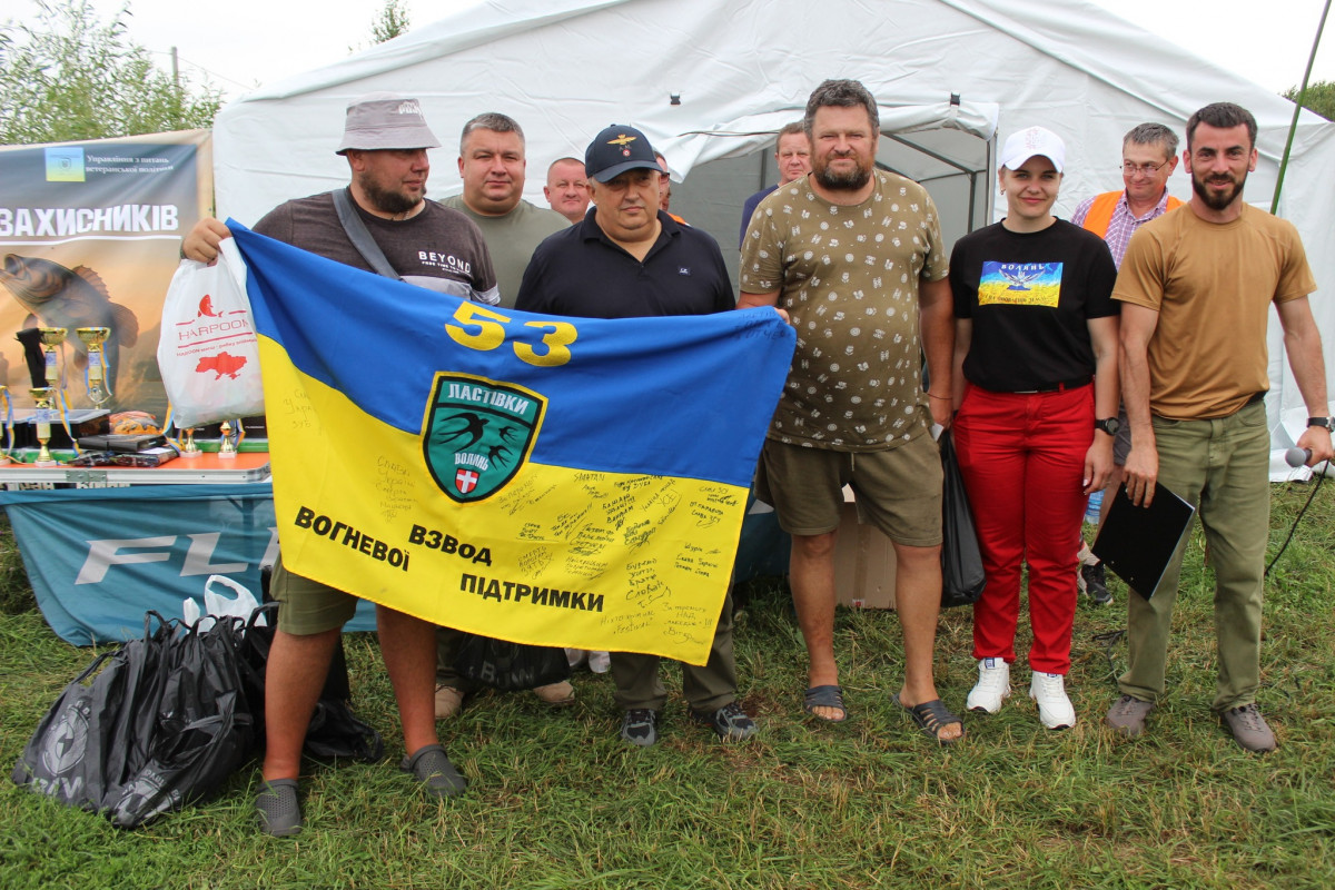 Змагання для захисників: ветерани Луцького району рибалили на турнірі