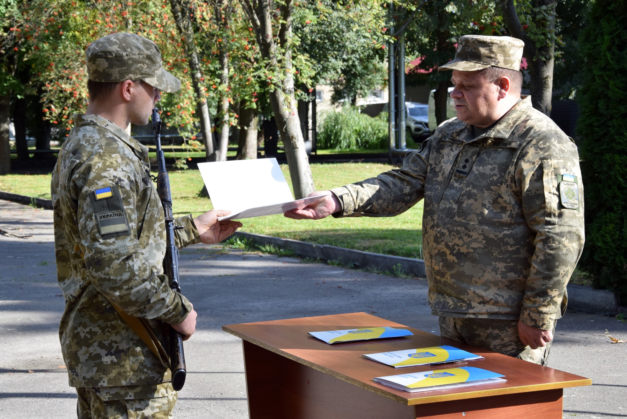 На Волині рекрути-прикордонники урочисто склали військову присягу