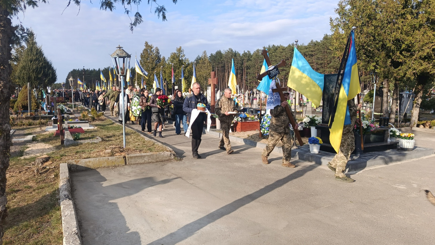 На Волині попрощалися з молодим Героєм Андрієм Горайчуком, відзначеним «Хрестом Хоробрих»