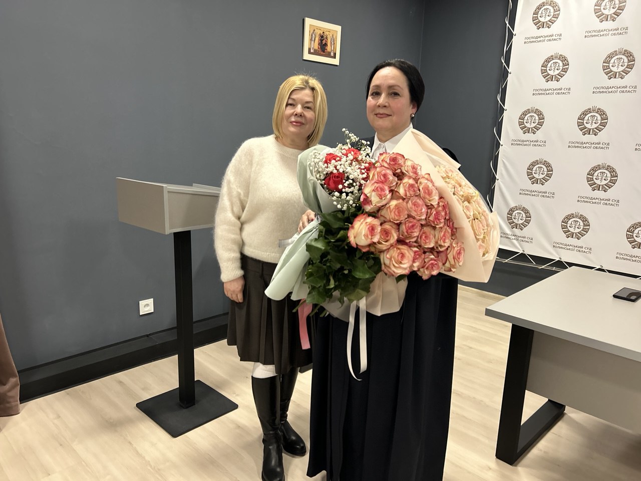 В Луцьку урочисто провели у відставку ексочільницю Господарського суду області