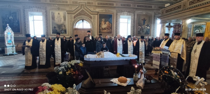 На Волині прощаються з настоятелем Свято-Юріївського храму, протоієреєм Євгеном Шевчуком