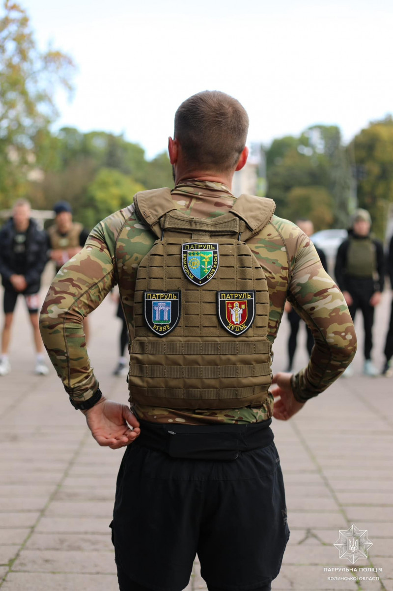 Тест Мерфі: патрульна поліція Волині взяла участь у змаганнях до Дня захисників та захисниць
