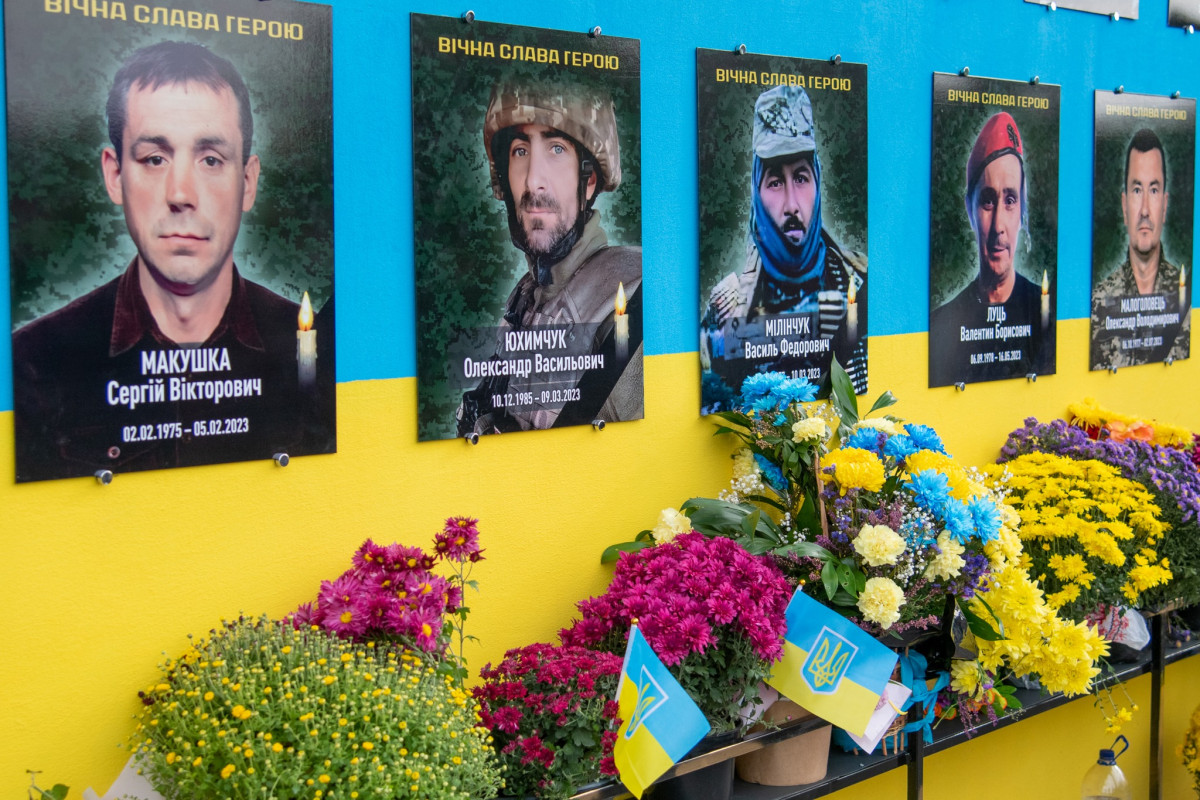 У громаді на Волині відкрили меморіал пам'яті загиблих Героїв