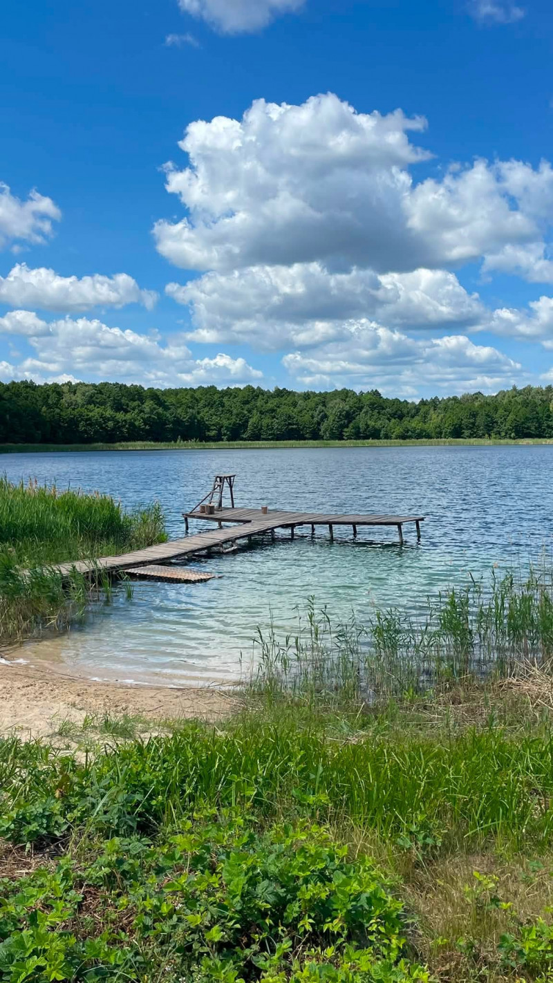 Кришталево чиста вода у казковий ліс: розповіли про озеро на Волині, яке популярне серед відпочивальників та рибалок