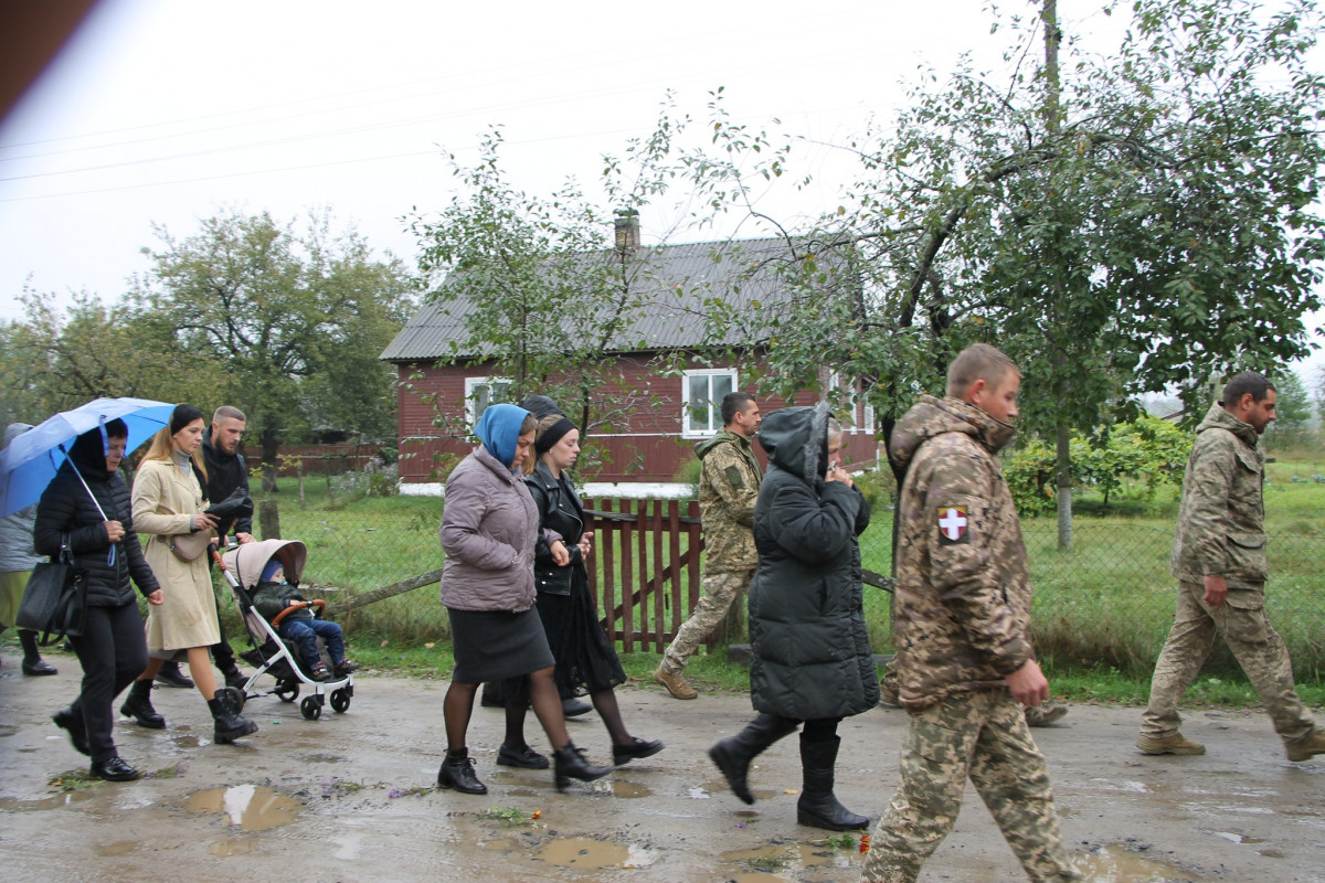 Загинув у полоні: волиняни провели до місця вічного спочинку воїна Ярослава Гарбара