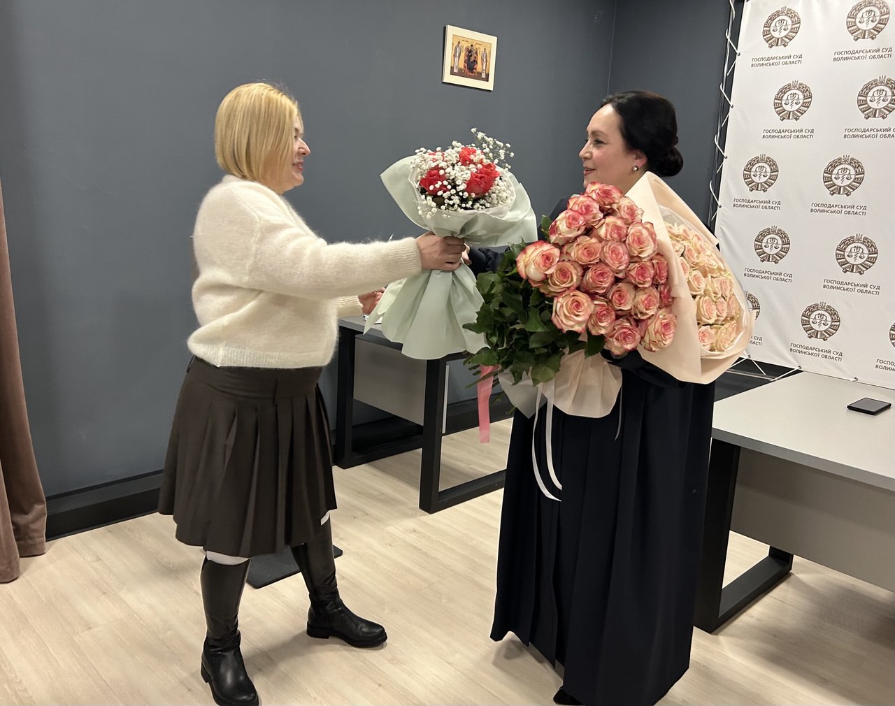 В Луцьку урочисто провели у відставку ексочільницю Господарського суду області