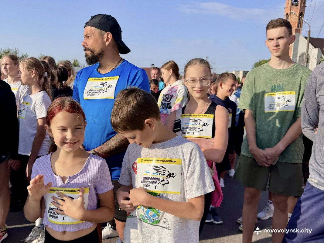 «Шаную воїнів, біжу за героїв України»: у місті на Волині на благодійному заході зібрали гроші для ЗСУ