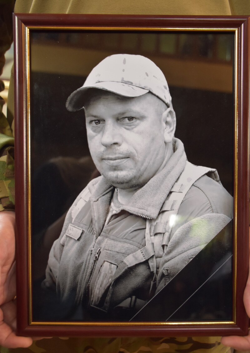 Біля Луцька попрощалися з правоохоронцем Віктором Масюком