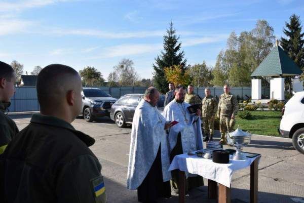 У Луцьку освятили капличку, де військові молитимуться Юрію Переможцю